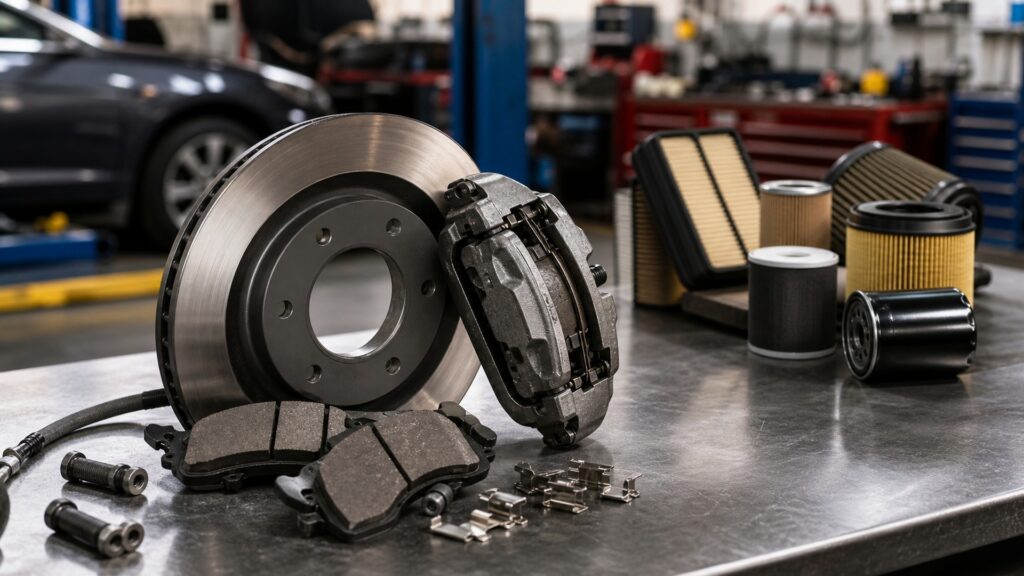 brake components instead of engine filters explainer hero image for Review Streets
