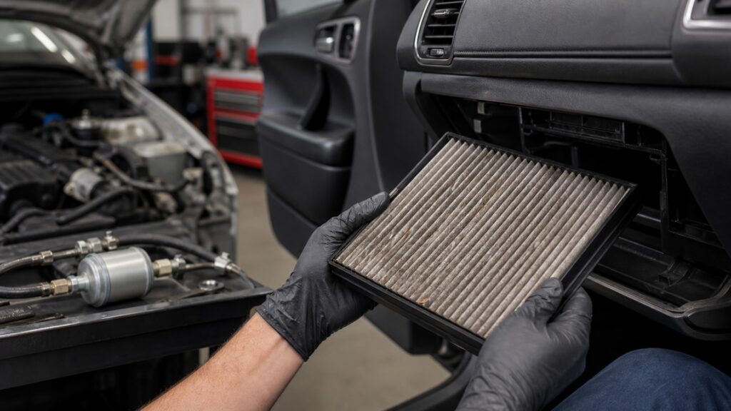when to use cabin air filters instead of fuel filters automotive replacement part explainer image