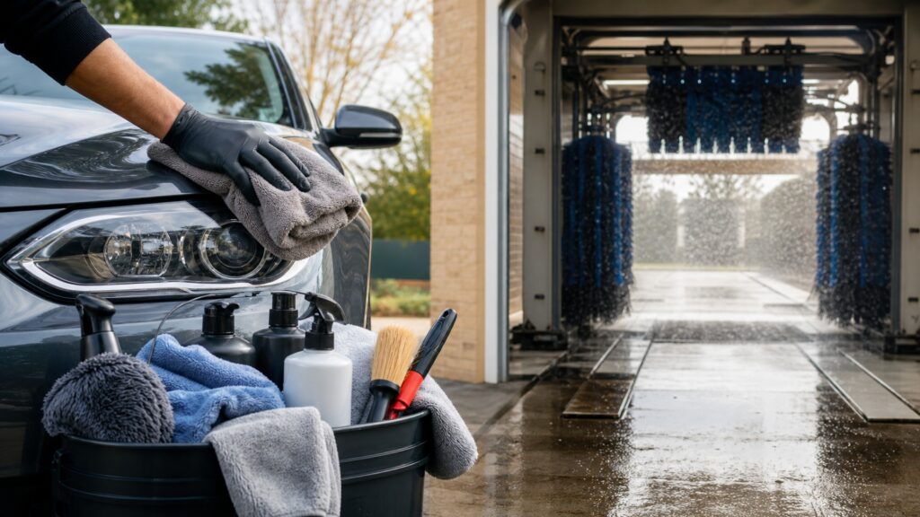 car care & detailing instead of automatic car washes explainer hero image for Review Streets