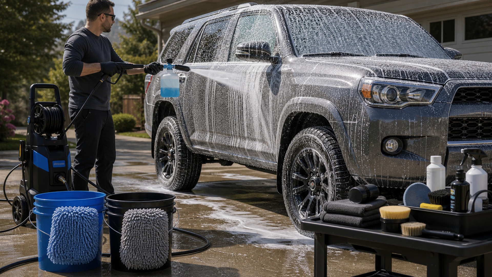 When to Use Car Wash Equipment Instead of Detailing Kits
