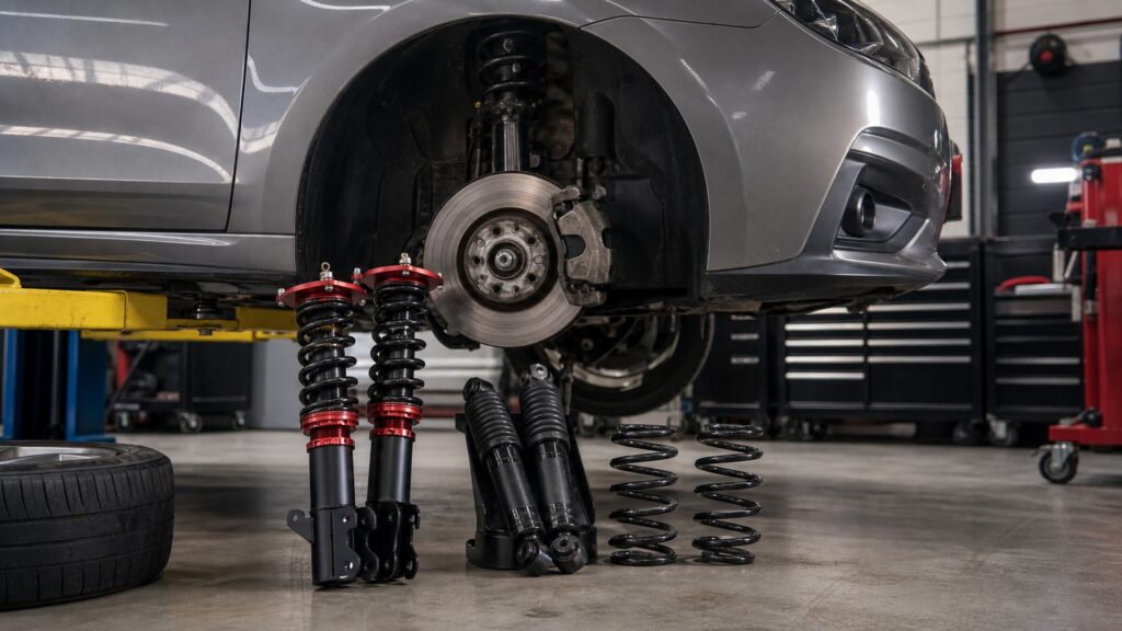 coilovers instead of lowering springs explainer hero image for Review Streets