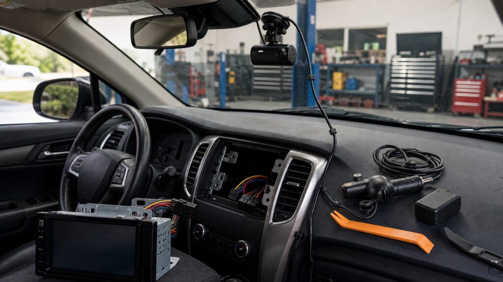 dash cameras instead of car stereo head units explainer hero image for Review Streets
