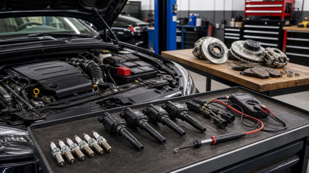ignition components instead of brake components explainer hero image for Review Streets