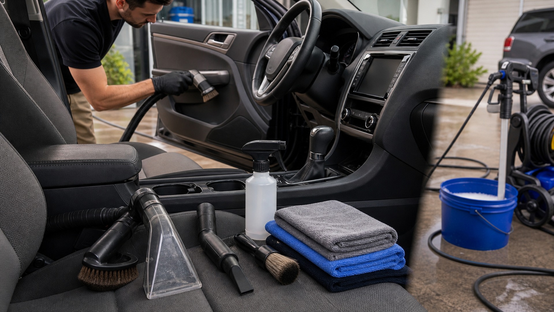 When to Use Interior Cleaning Instead of Car Wash Equipment