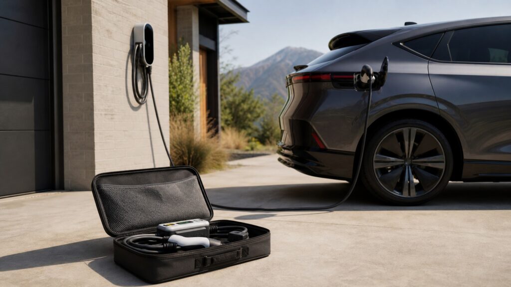 portable ev chargers instead of wall-mounted chargers explainer hero image for Review Streets