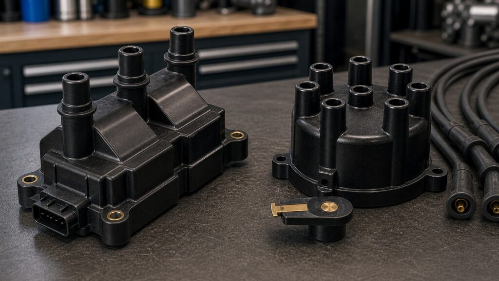 when to use spark plug wires instead of distributor caps automotive replacement part explainer image
