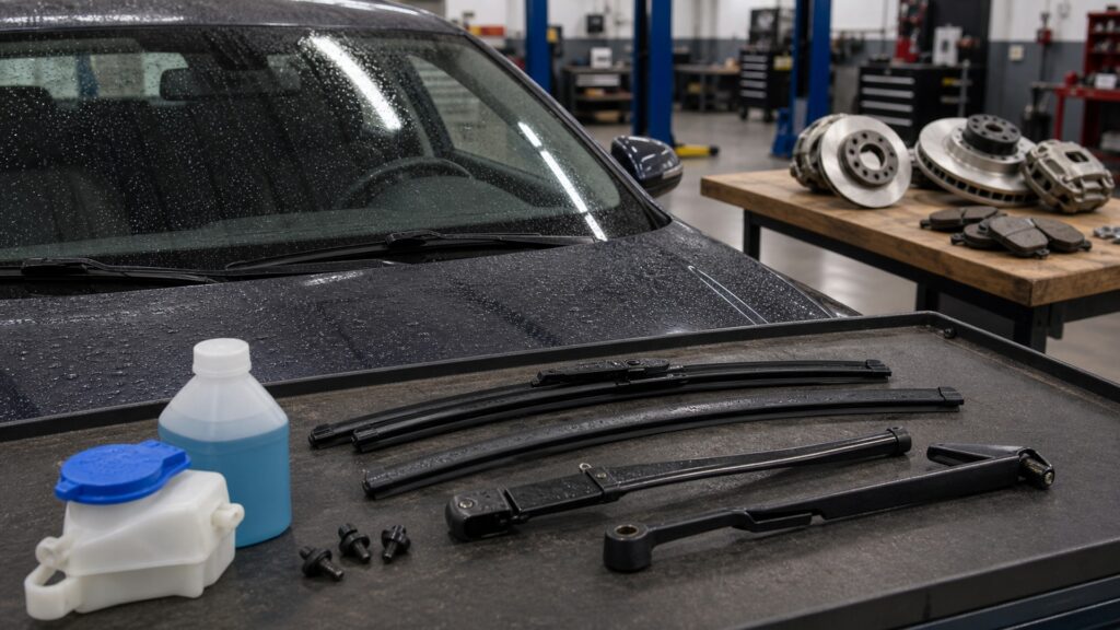 windshield components instead of brake components explainer hero image for Review Streets