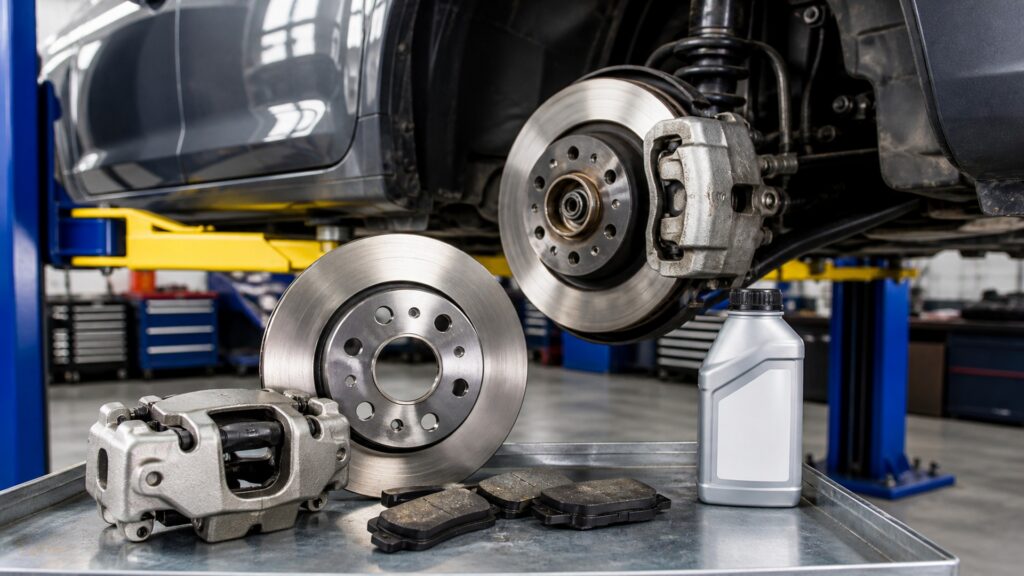 brake components explainer hero image for Review Streets
