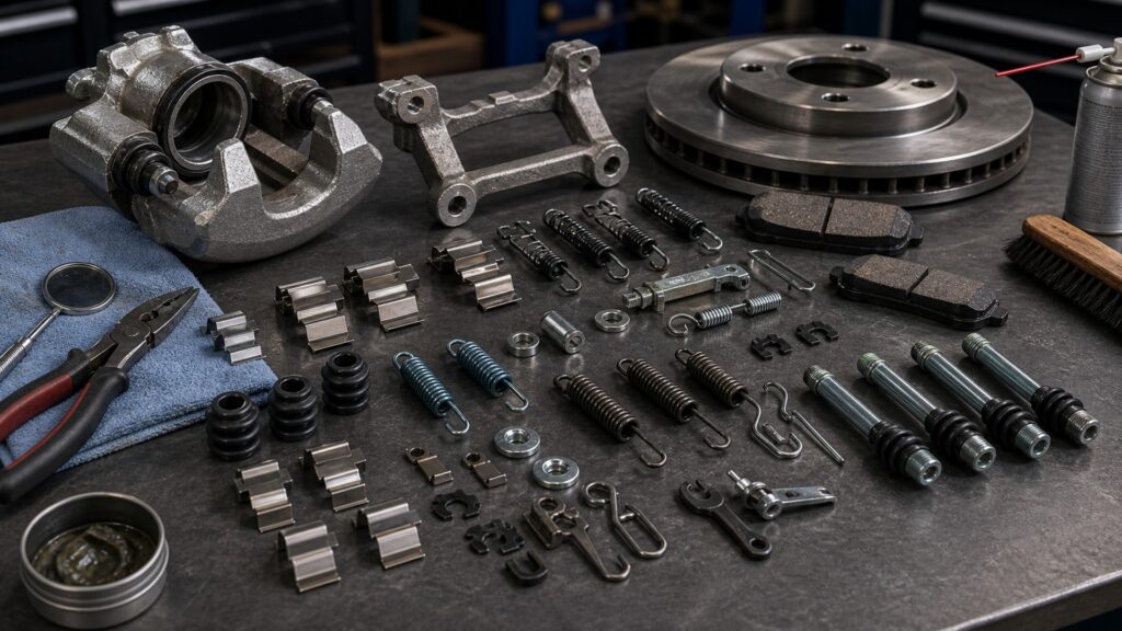 why brake hardware kits maintenance role matters brake component explainer image