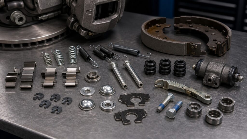 why brake hardware kits safety factors matters brake component explainer image