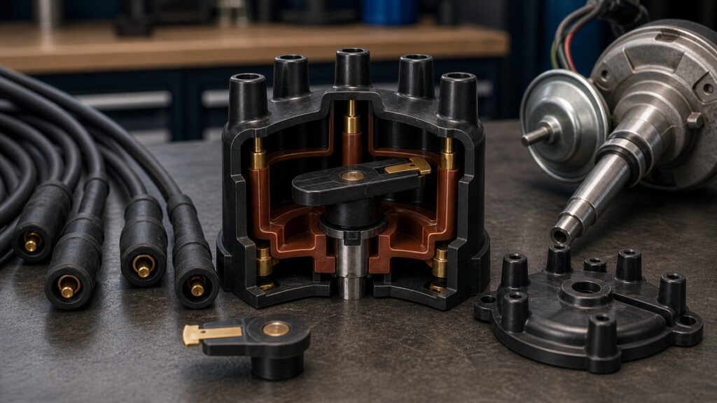 why distributor caps operating function matters automotive replacement part explainer image
