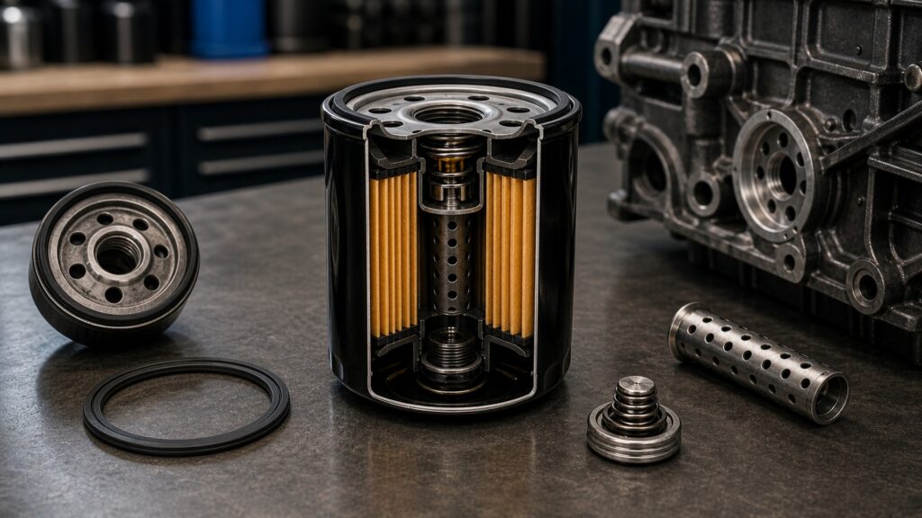 why oil filters operating function matters automotive replacement part explainer image