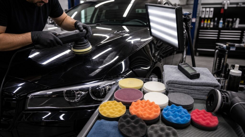polishing & paint correction fitment explainer hero image for Review Streets