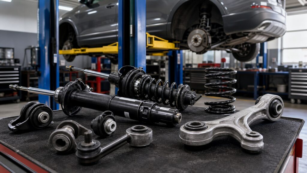 suspension components explainer hero image for Review Streets