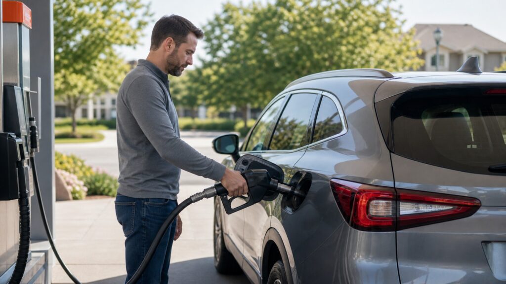 vehicle fuel economy explainer hero image for Review Streets