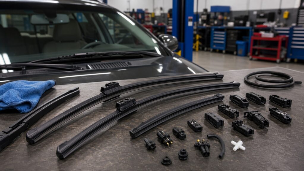 windshield components fitment explainer hero image for Review Streets