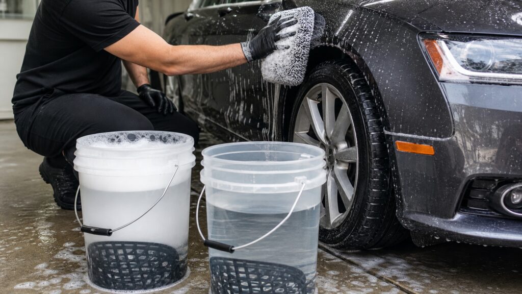 bucket wash systems explainer hero image for Review Streets