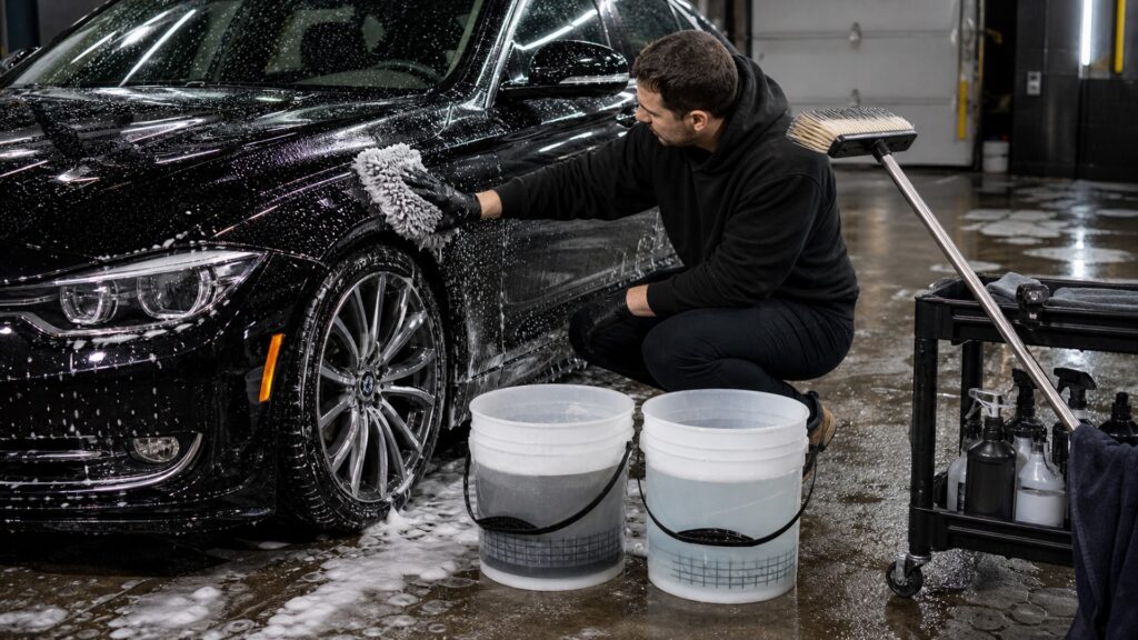 bucket wash systems explainer hero image for Review Streets