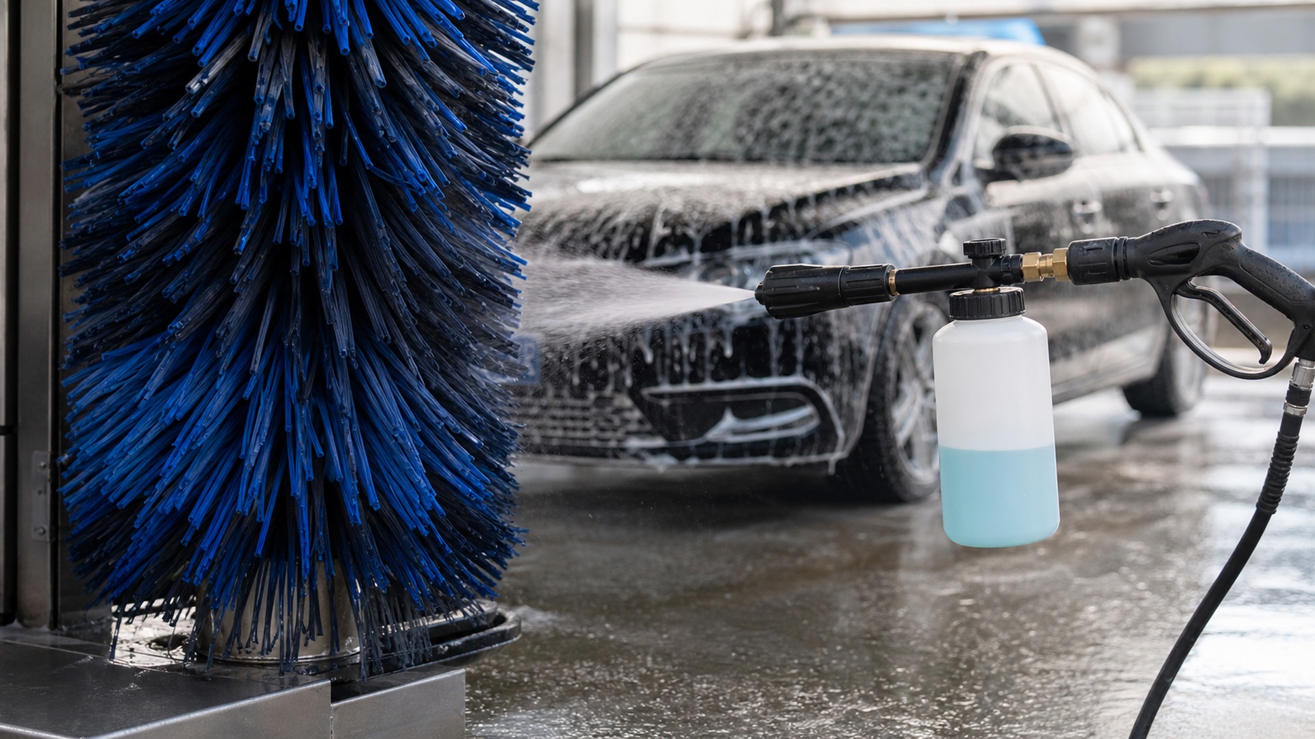 What Makes Car Wash Brushes Different from Foam Cannons