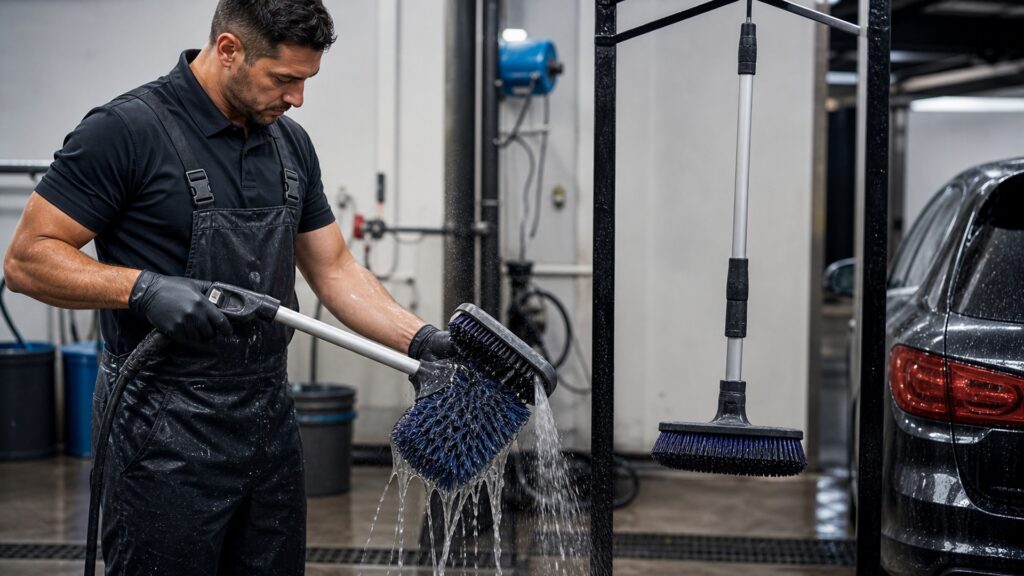 car wash brushes explainer hero image for Review Streets