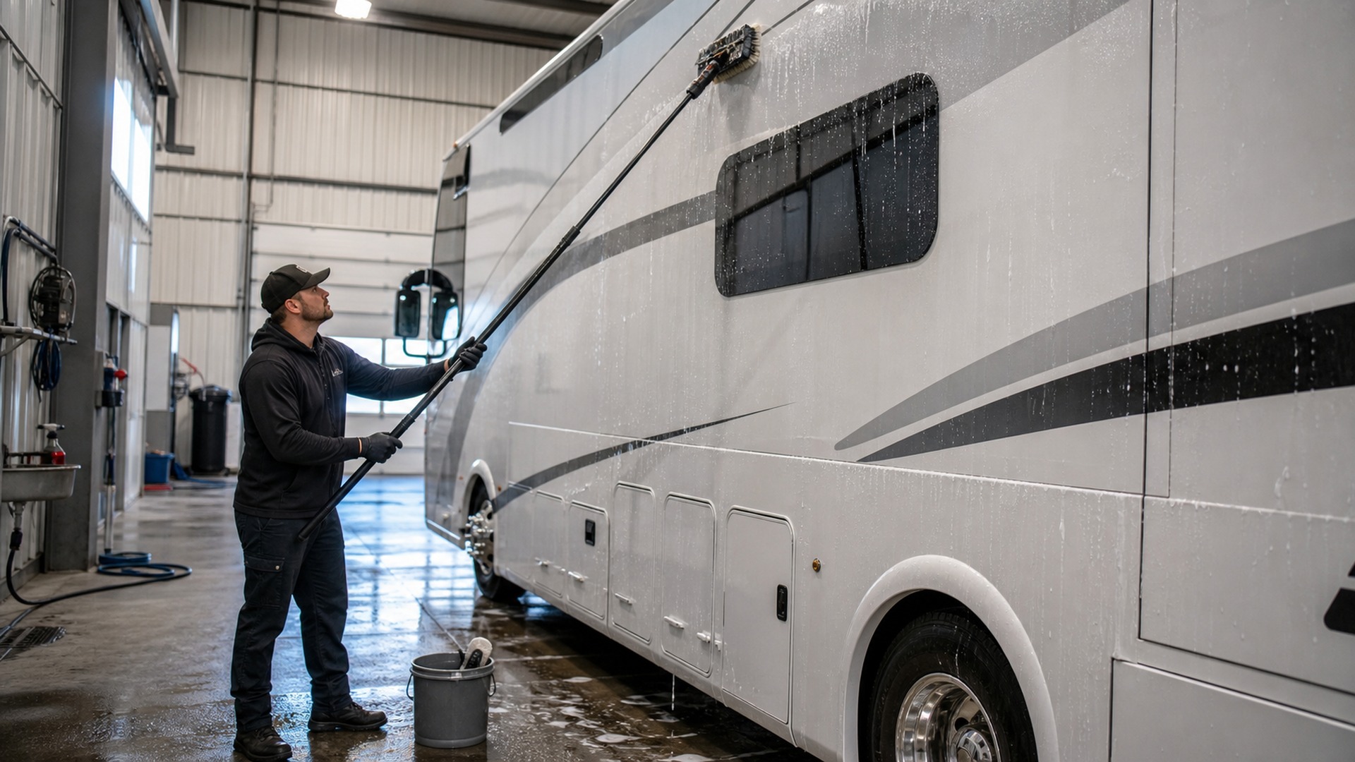 When to Use Car Wash Brushes Instead of Bucket Wash Systems