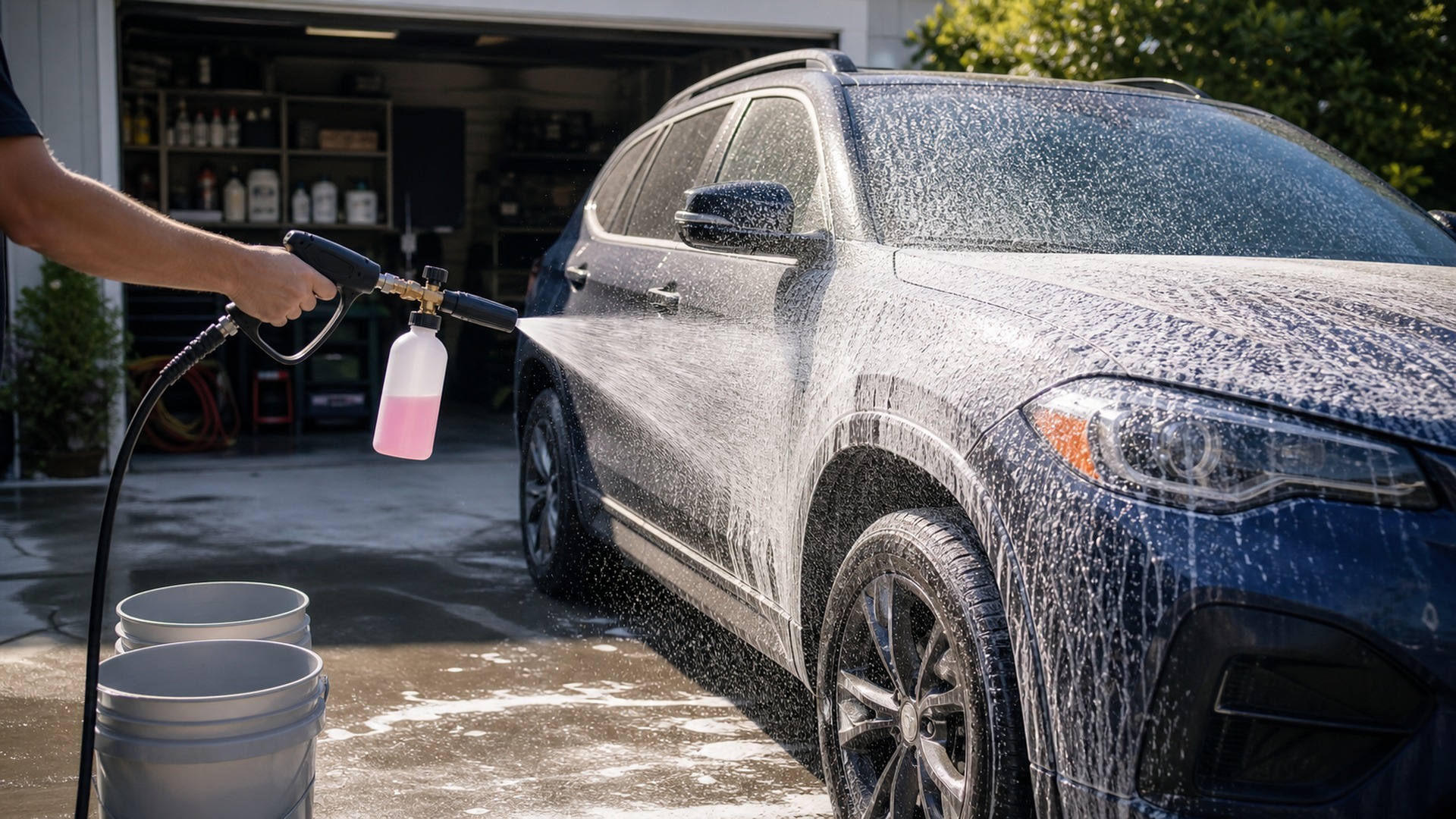 When to Use Car Wash Soaps Instead of Bucket Wash Systems