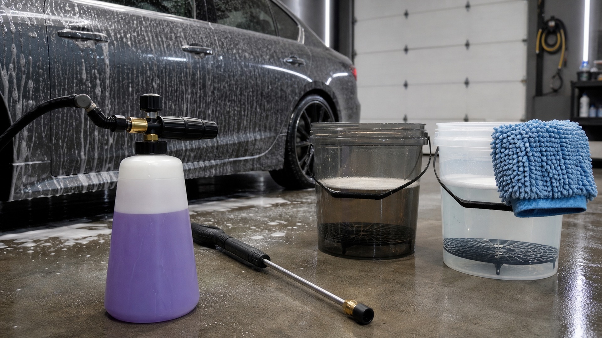 What Makes Foam Cannons Different from Bucket Wash Systems