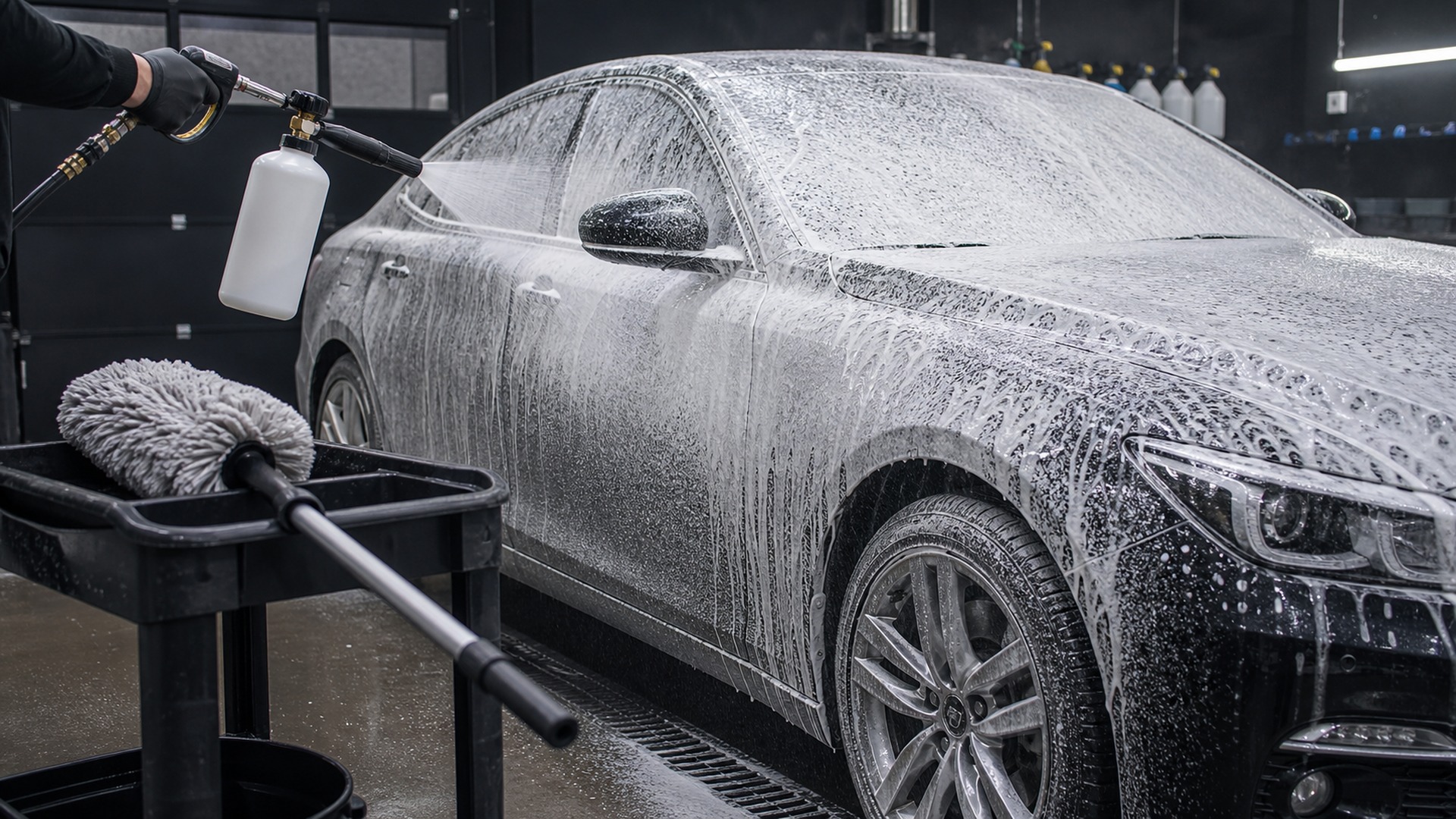 When to Use Foam Cannons Instead of Car Wash Brushes