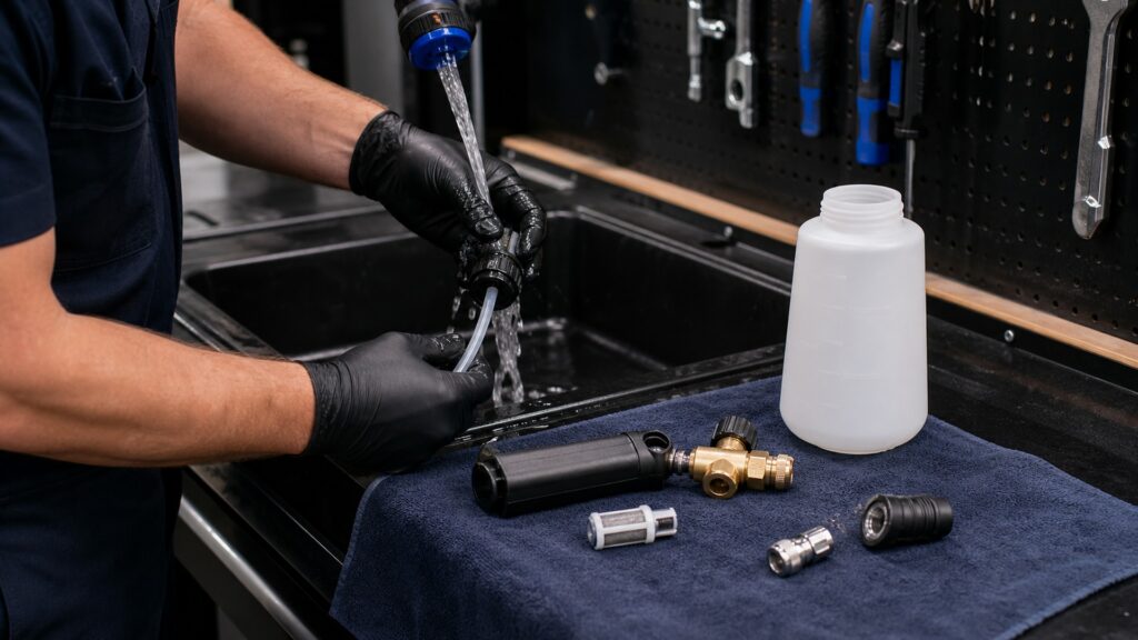 pressure washer foam guns explainer hero image for Review Streets