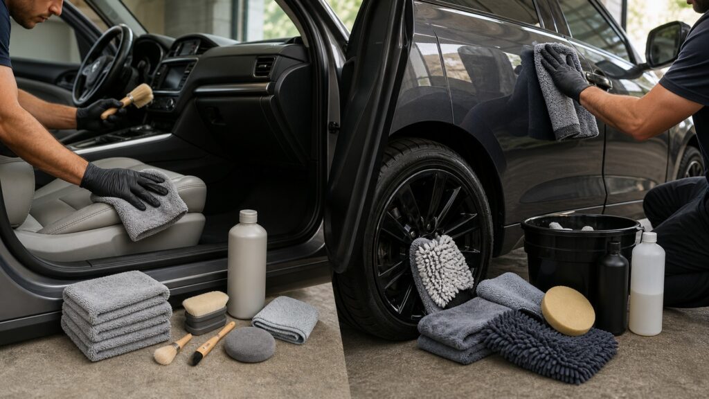interior detailing kits explainer hero image for Review Streets