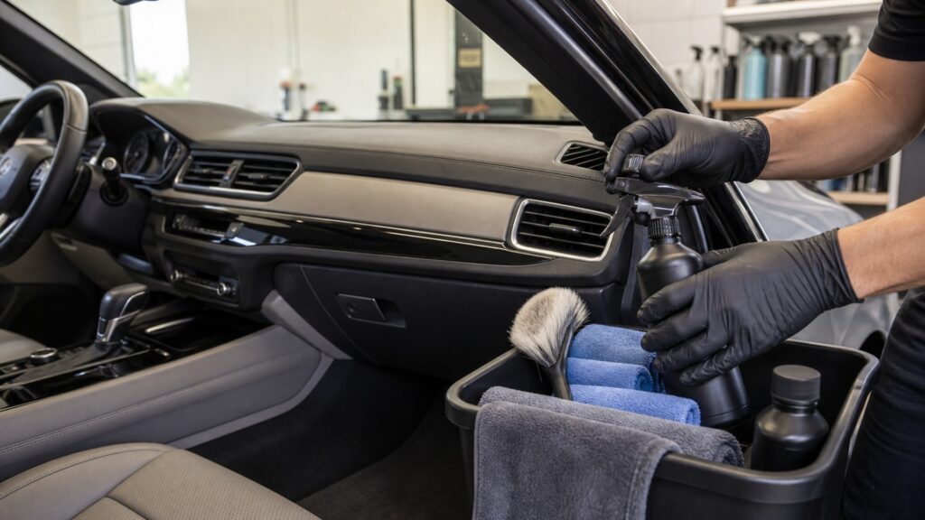interior detail sprays explainer hero image for Review Streets