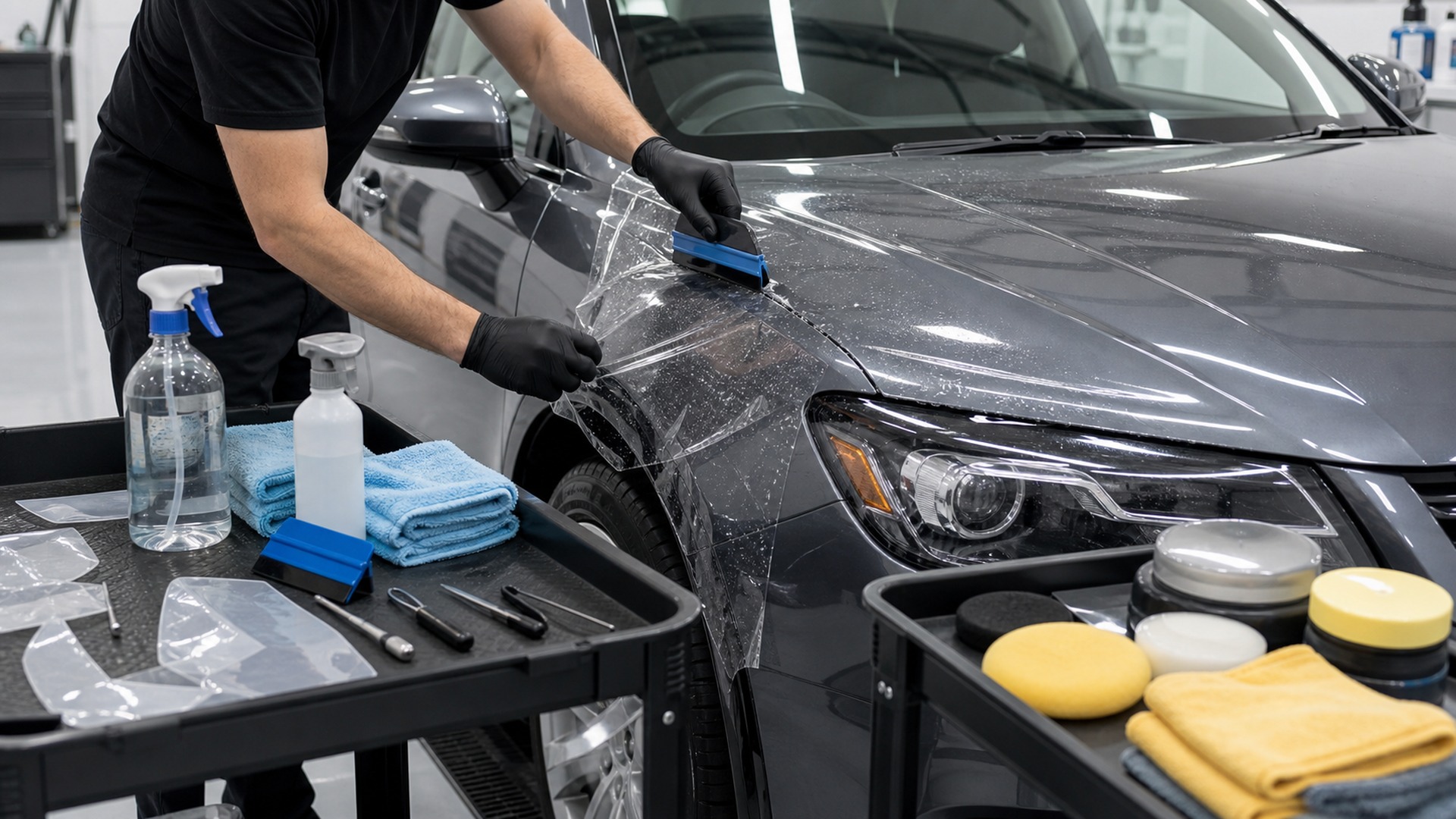What Makes Paint Protection Film Kits Different from Car Waxes