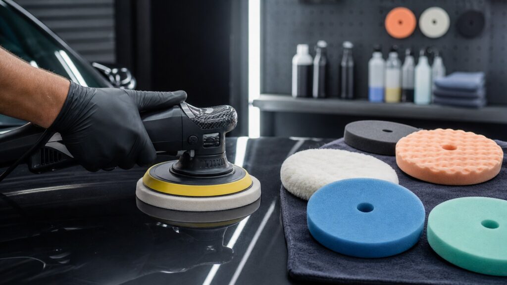 polishing pads explainer hero image for Review Streets