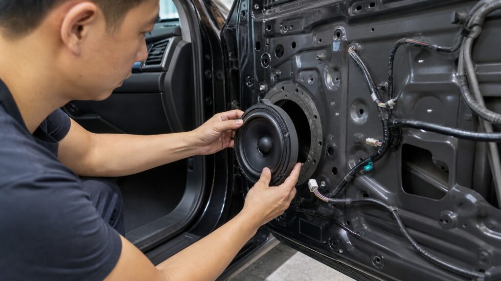car speakers explainer hero image for Review Streets