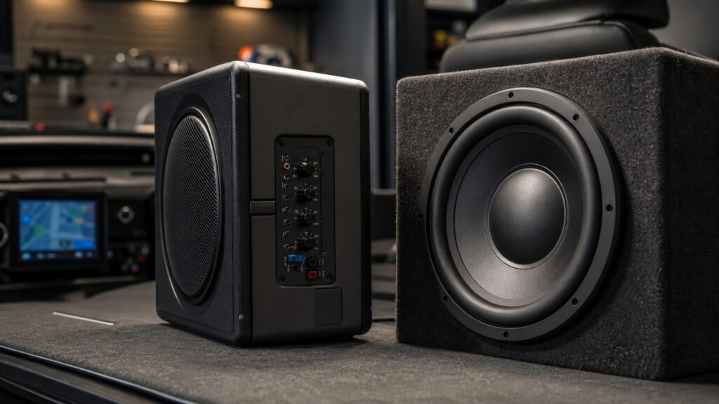 powered subwoofer systems explainer hero image for Review Streets