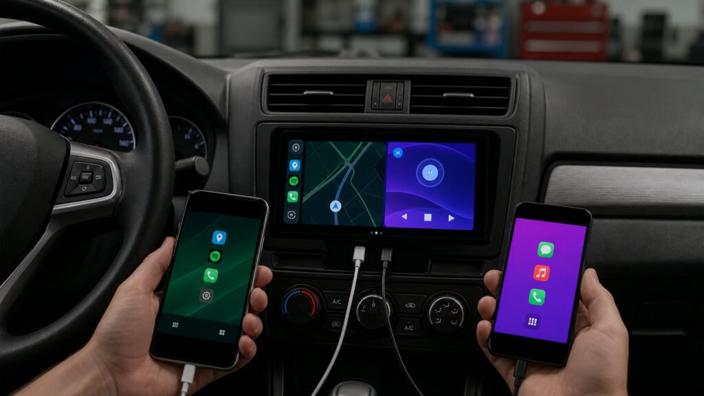 android auto head units explainer hero image for Review Streets
