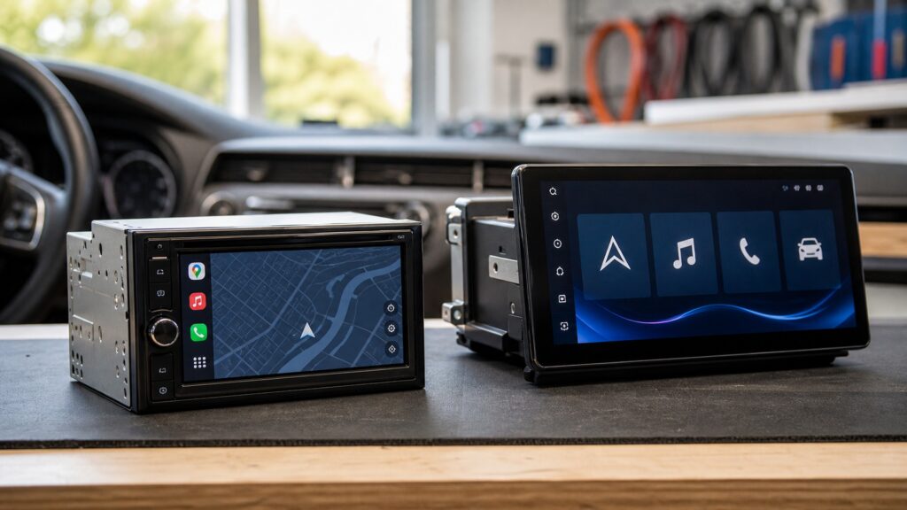 android auto head units explainer hero image for Review Streets