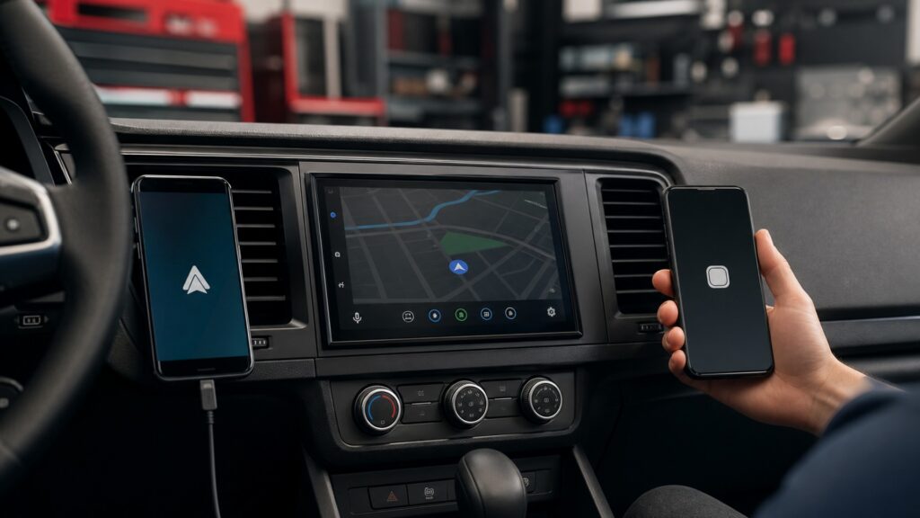 android auto head units explainer hero image for Review Streets