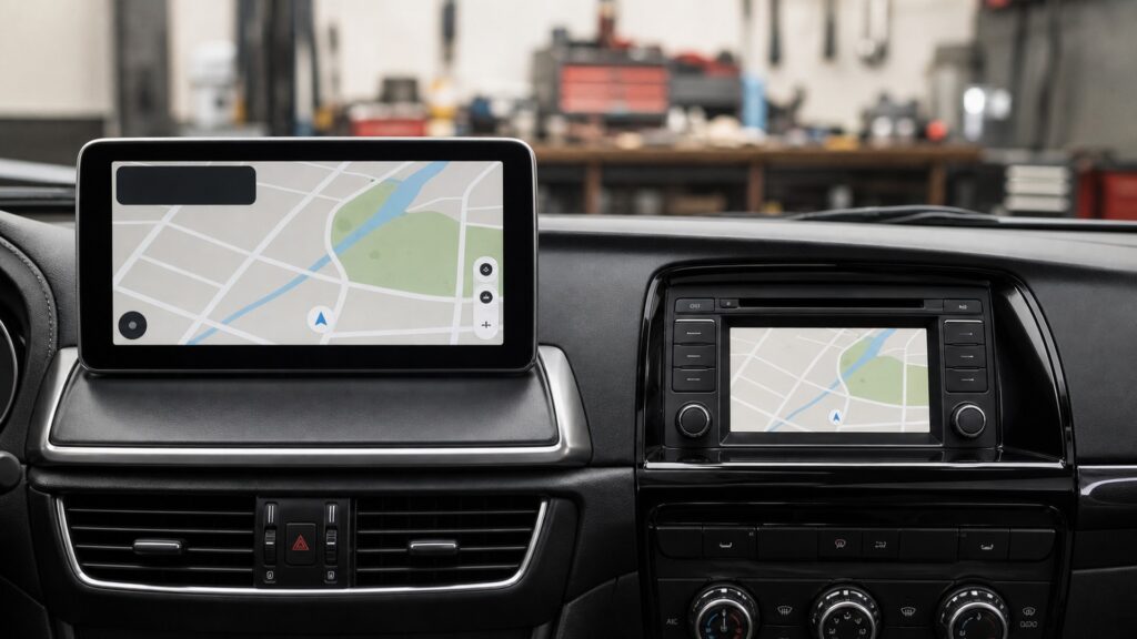 floating display head units explainer hero image for Review Streets