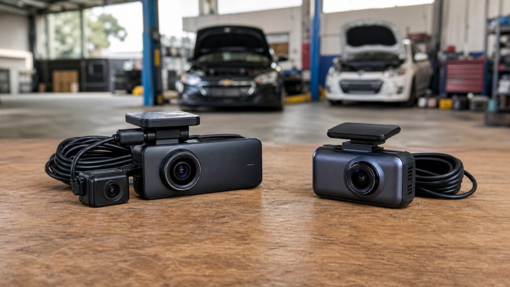 dual-channel dash cameras explainer hero image for Review Streets