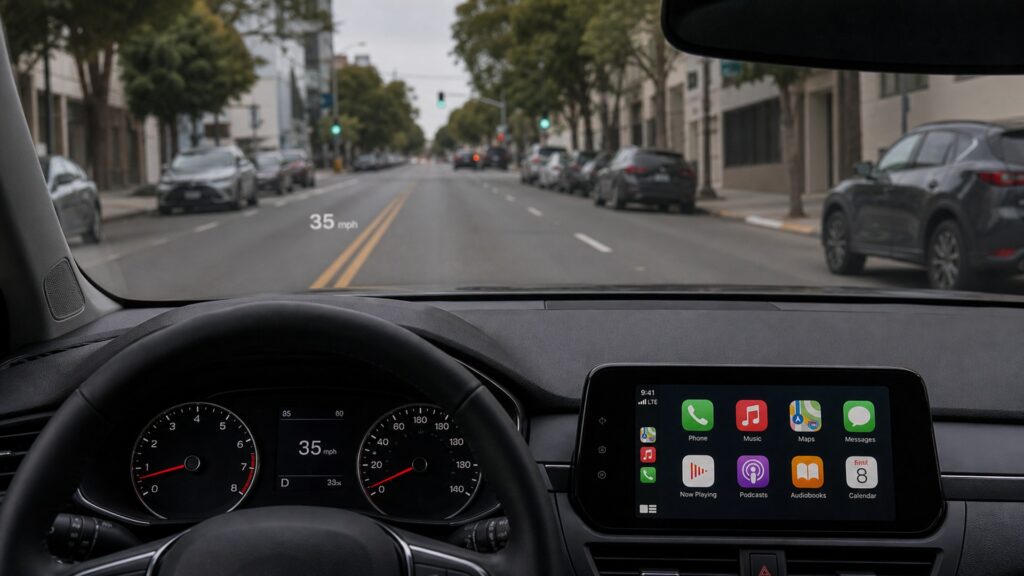 heads-up displays explainer hero image for Review Streets