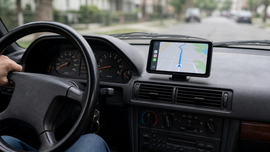 wireless carplay displays explainer hero image for Review Streets