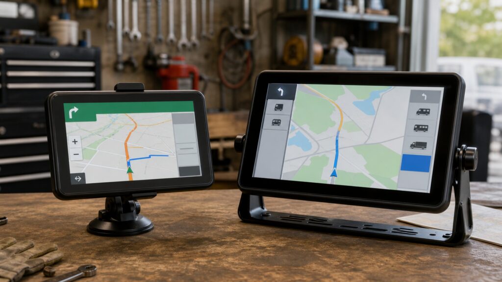 truck gps units explainer hero image for Review Streets