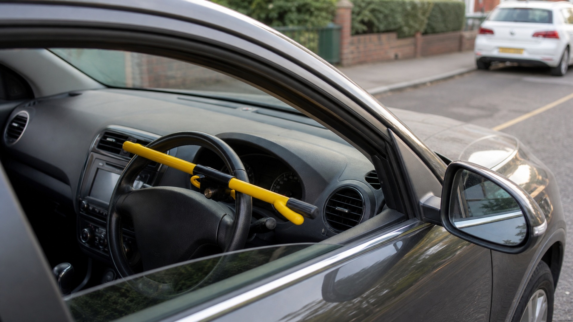 When to Use Steering Wheel Locks Instead of GPS Vehicle Trackers