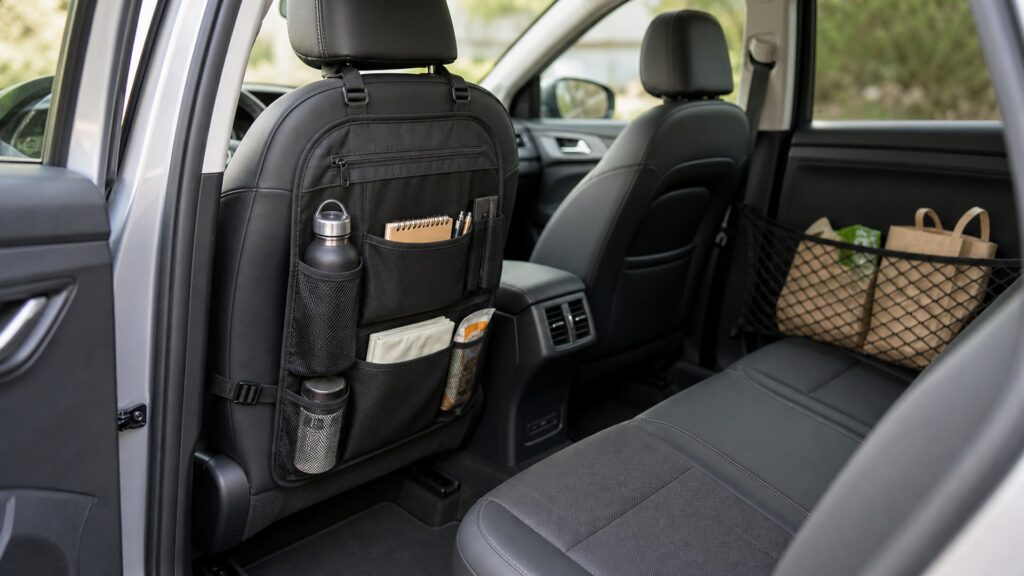 seat back organizers explainer hero image for Review Streets