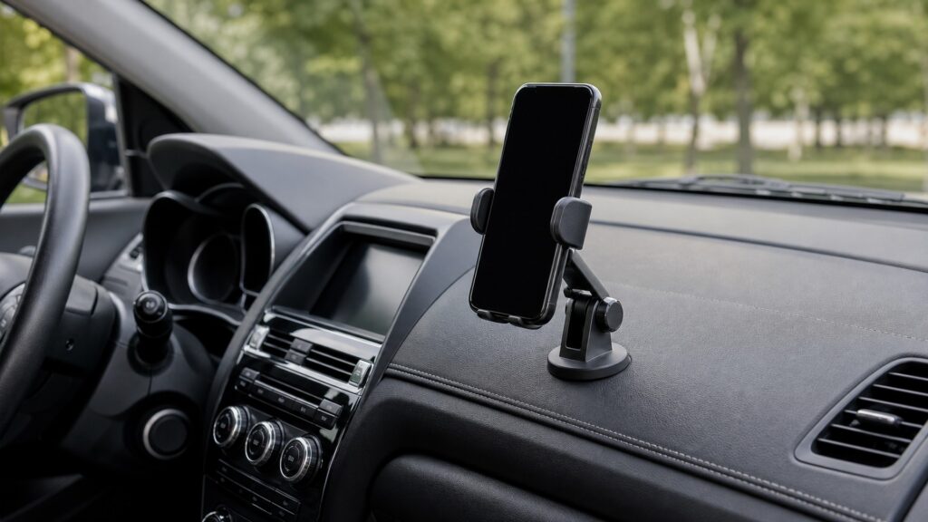 dashboard phone mounts explainer hero image for Review Streets
