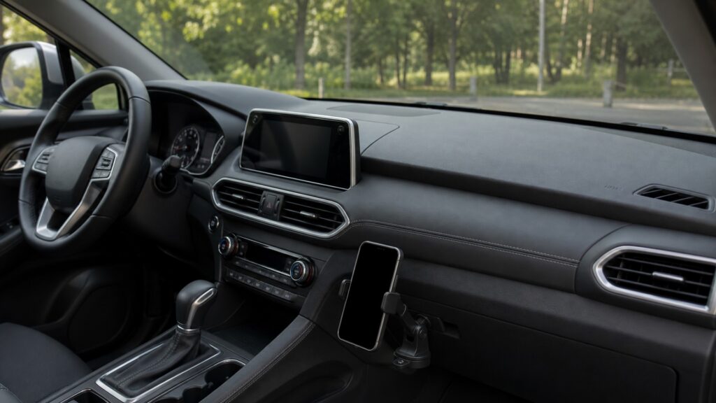 dashboard phone mounts explainer hero image for Review Streets