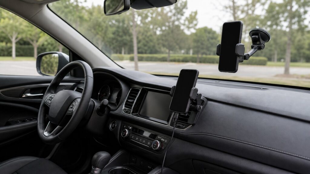 windshield phone mounts explainer hero image for Review Streets