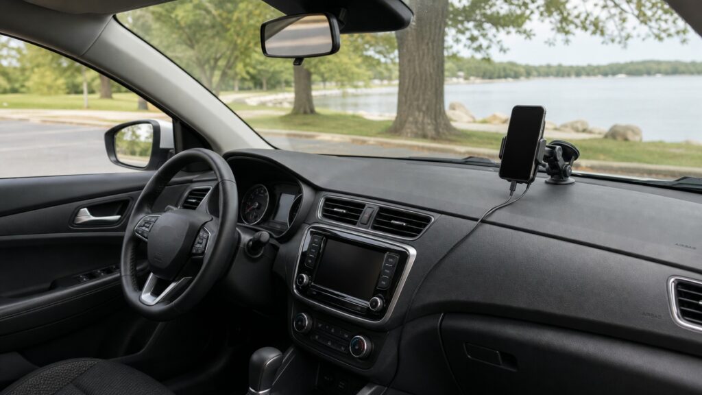 windshield phone mounts explainer hero image for Review Streets