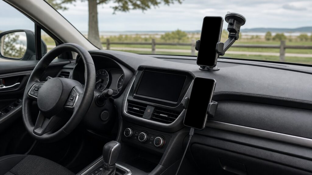 windshield phone mounts explainer hero image for Review Streets